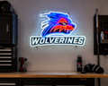 LED Wolverine Sign
