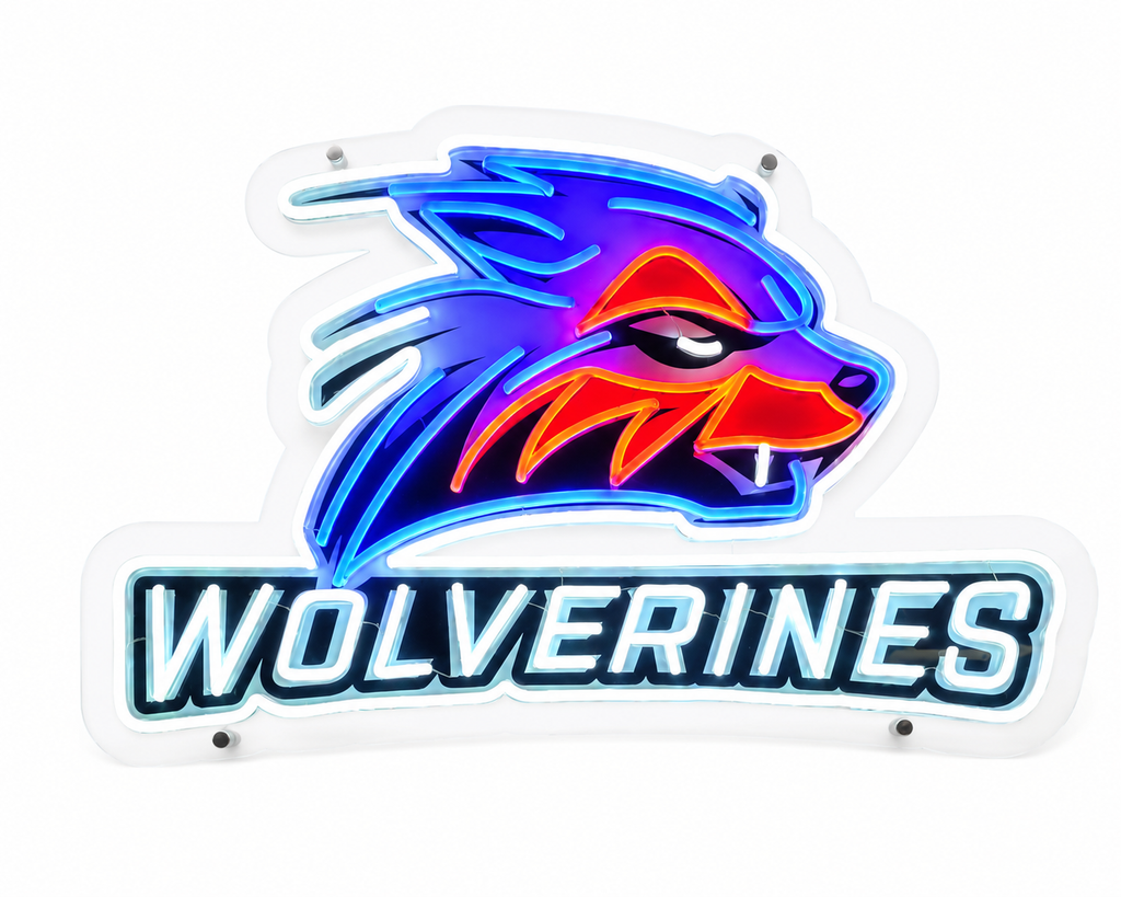 LED Wolverine Sign